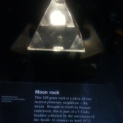 Moon Rock at the Natural History Museum