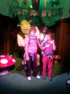 At Shrek's Adventure